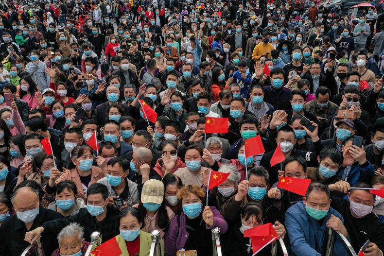 Hubei, China, coronavirus, medical staff, March 2020