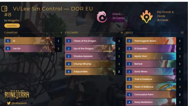 Legends Of Runeterra Best Decks From Budget To The Top Of