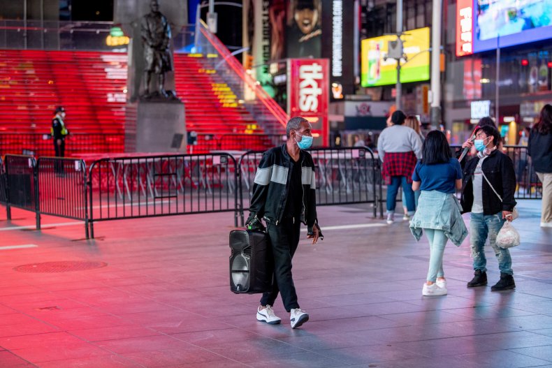 Times Square, Coronavirus Times Square, Coronavirus