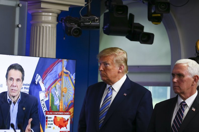 Trump, Cuomo and Pence