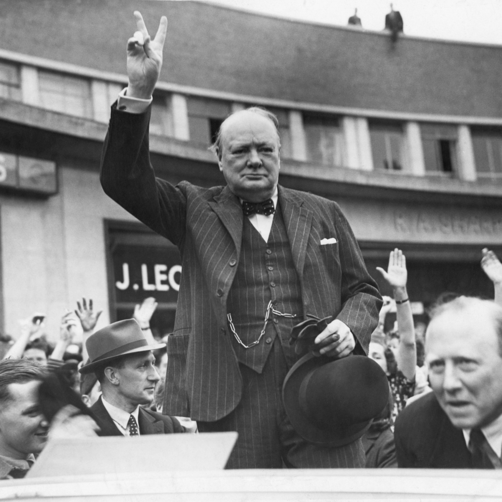 V E Day Where Does The V For Victory Sign Come From