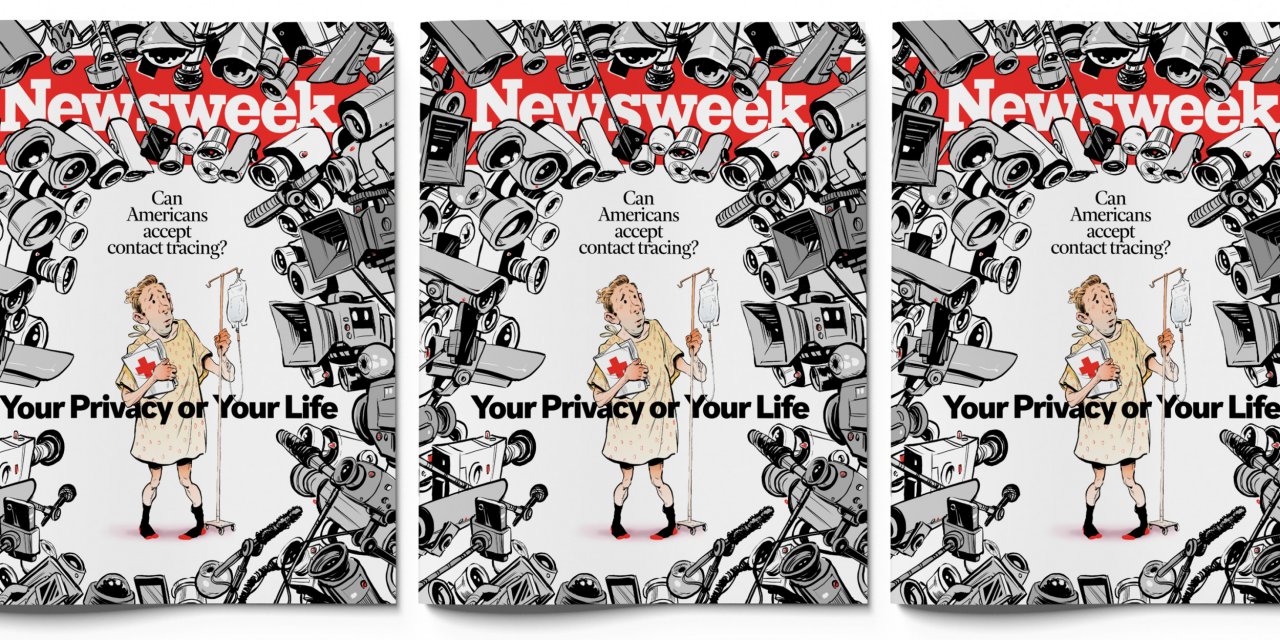 lockdown privacy google apple Newsweek cover smartphone