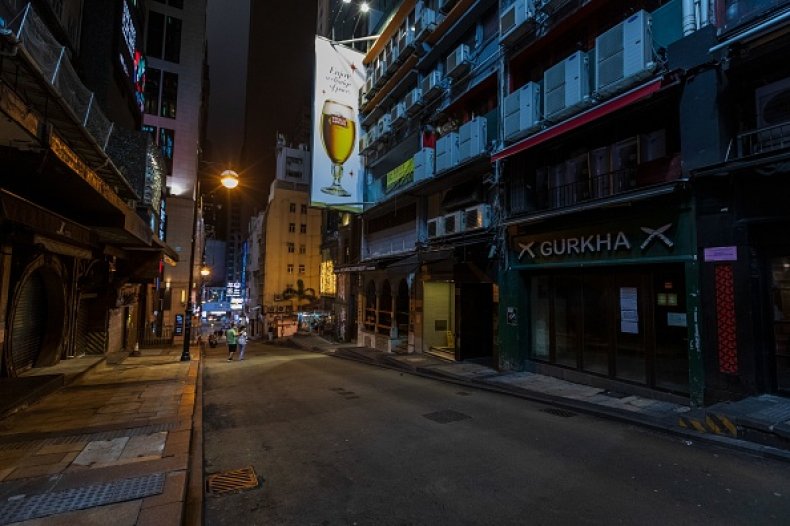 Lan Kwai Fong lockdown