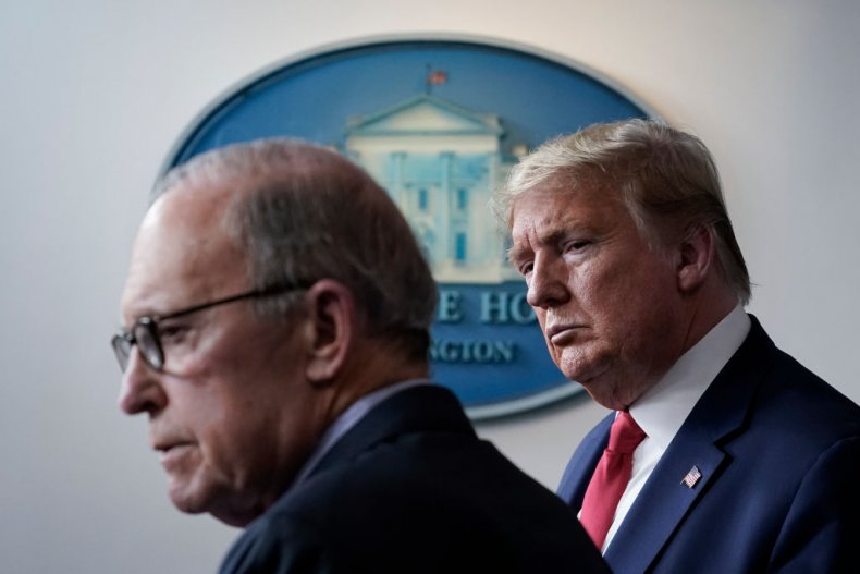 Larry Kudlow and Donald Trump