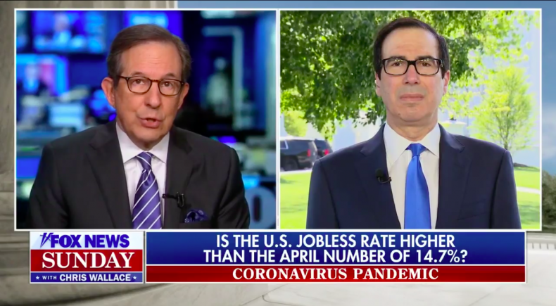 Chris Wallace and Steve Mnuchin