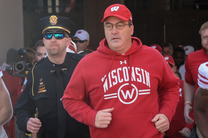 Wisconsin Football Coach Paul Chryst
