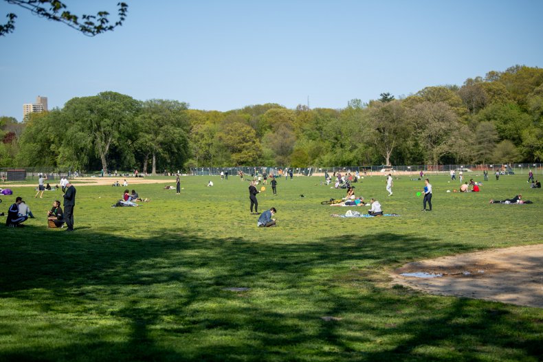 Social Distancing at Prospect Park