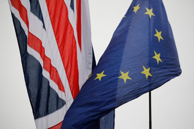EU and UK flags