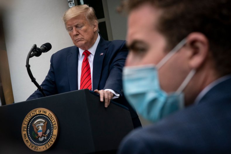 Donald Trump at the White House