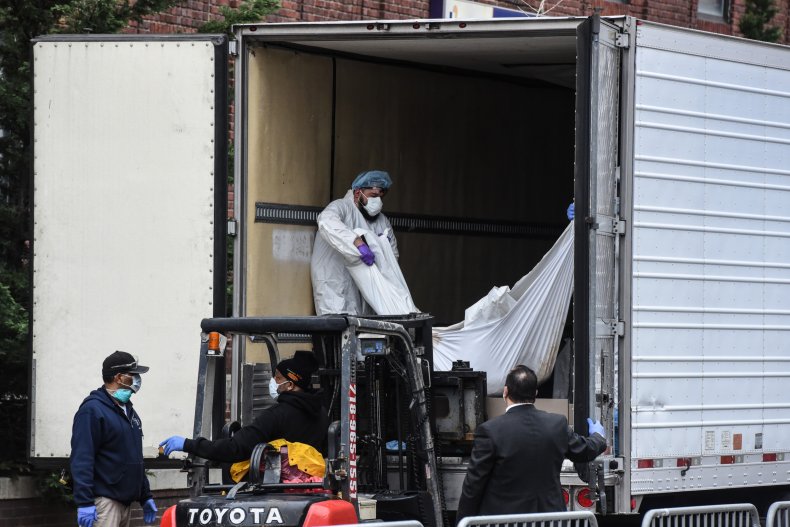 coronavirus truck