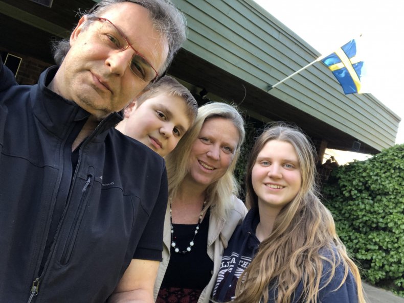 Eva Panarese Swedish family
