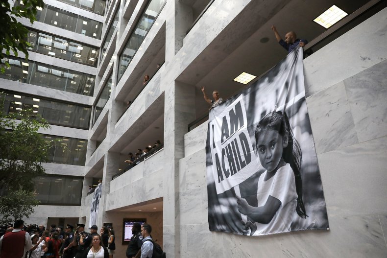 Immigration protest
