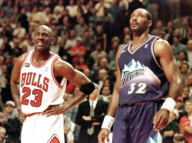 Michael Jordan, Karl Malone, Chicago Bulls