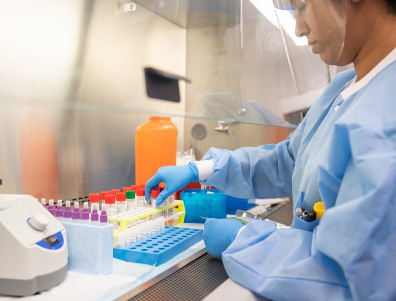 coronavirus testing lab