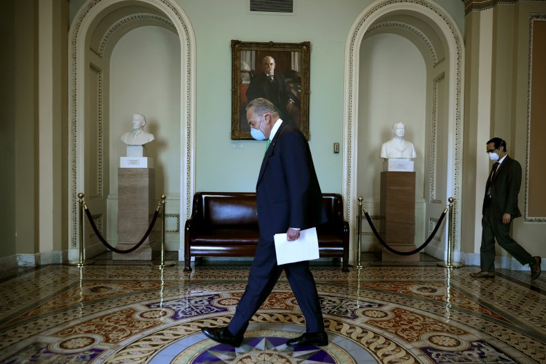chuck schumer vaccine trump coronavirus