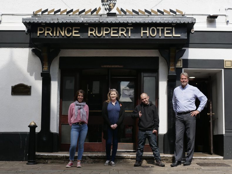 Richard homeless Prince Rupert Hotel