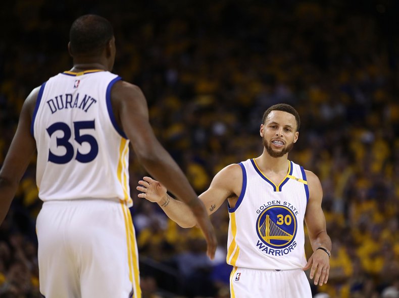 Stephen Curry, Kevin Durant, Golden State Warriors