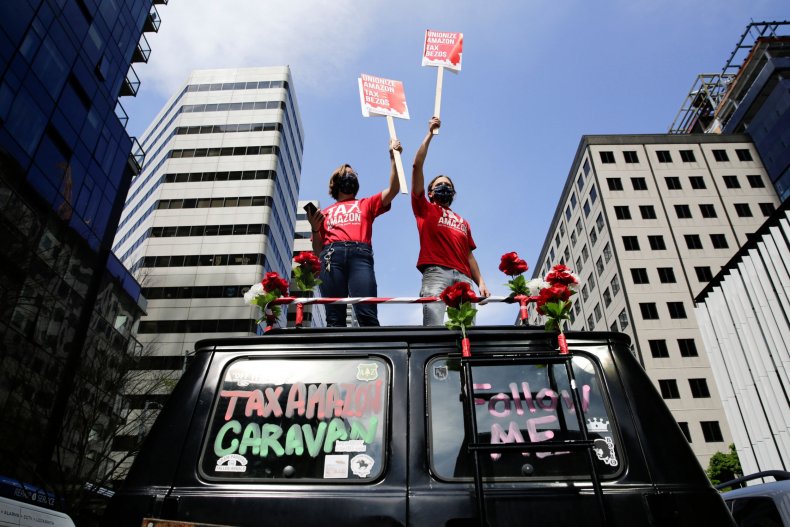 amazon protest