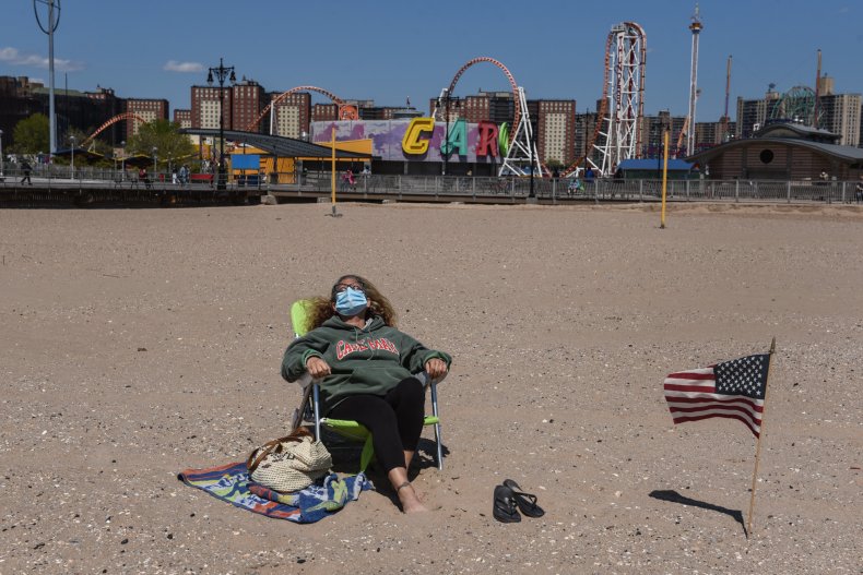 Coney Island beach