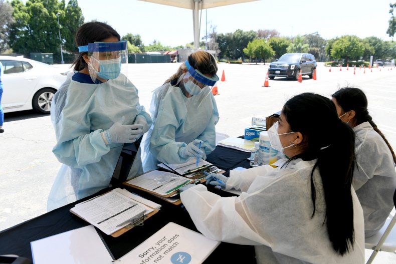 Coronavirus testing site