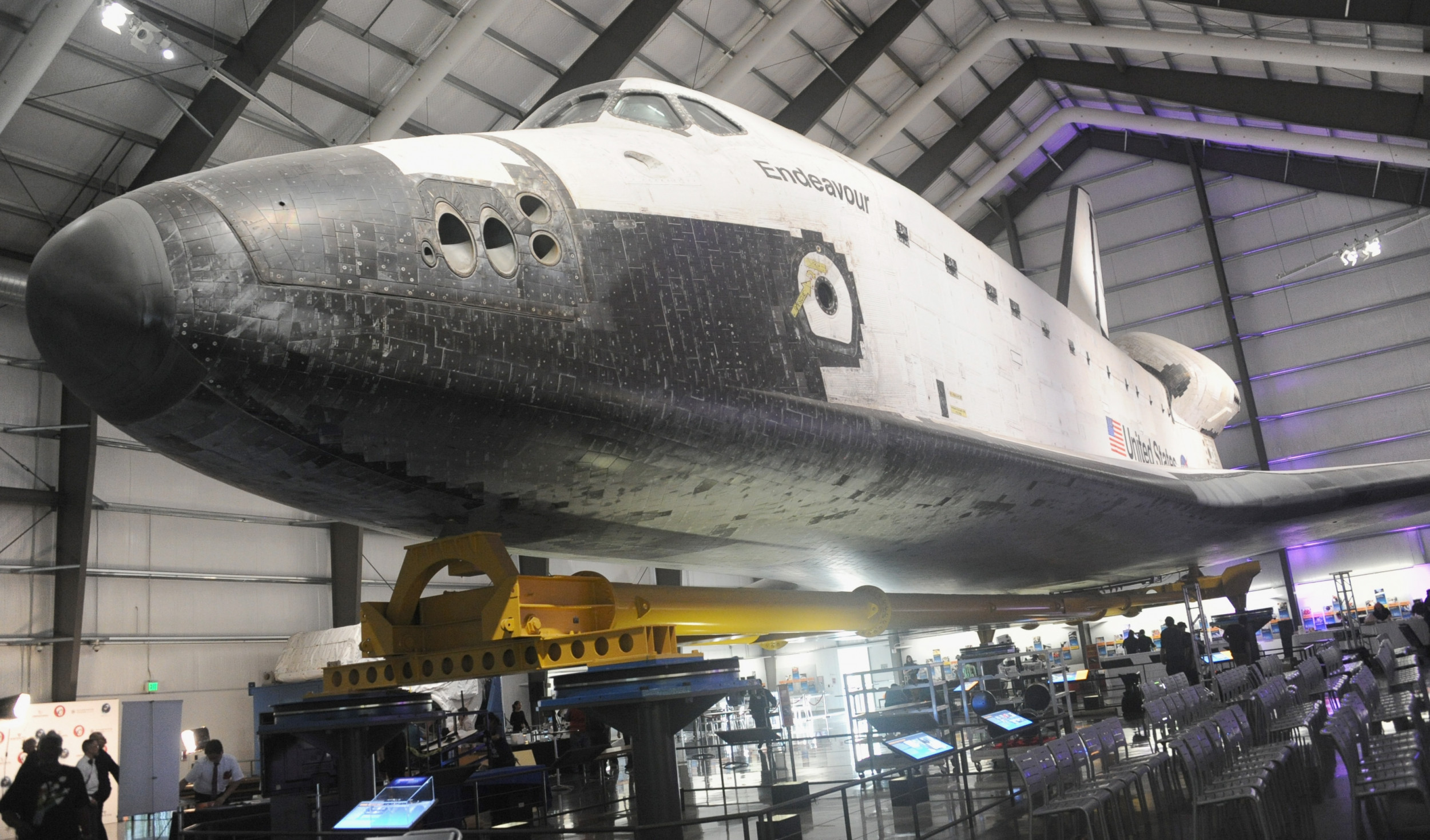 space shuttles were built where