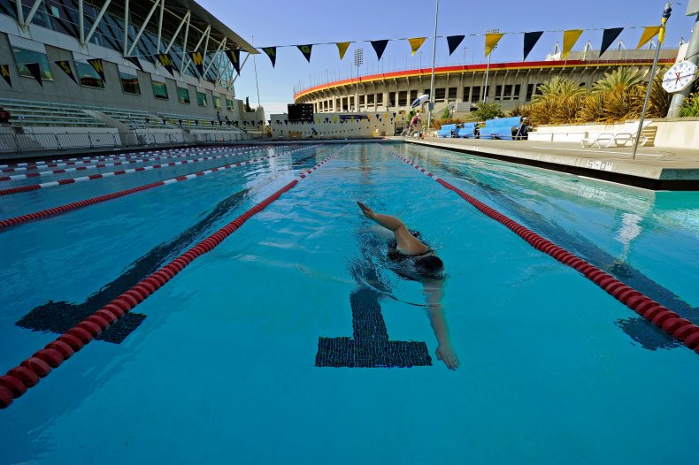 LA Swim Stadium Pool on May 20, 2010 in Los Angeles, California