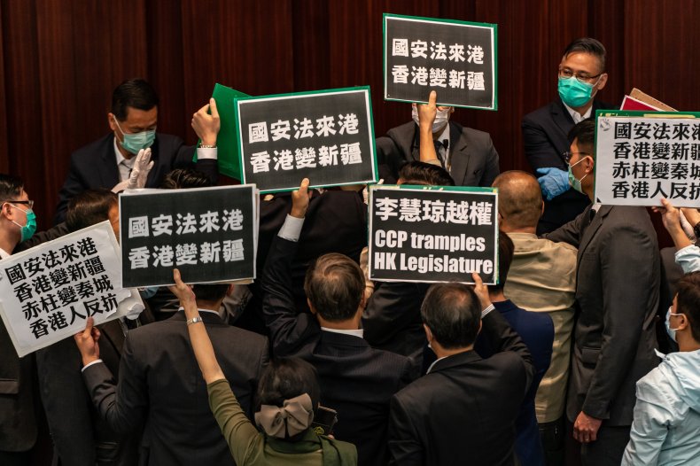 Hong Kong, protest, China, LegCo, lawmakers, US