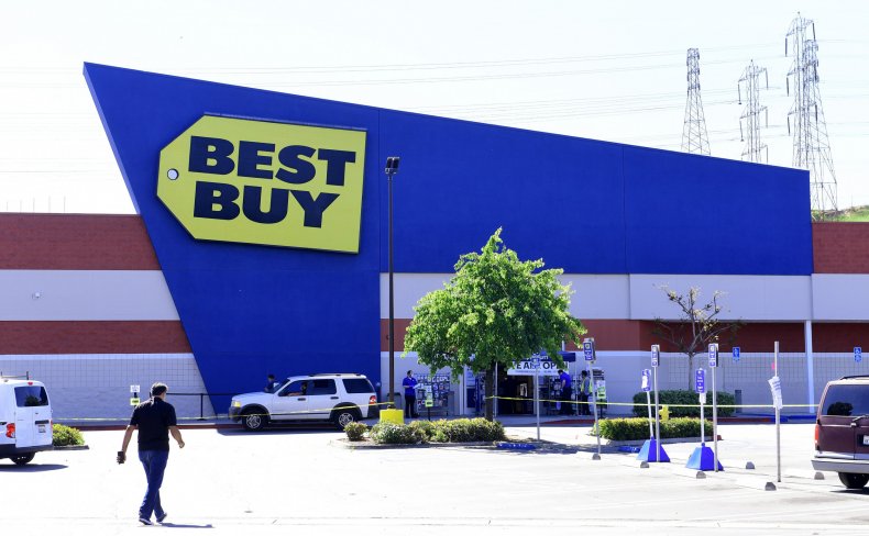  Best Buy store in Montebello, California pictured on April 15, 2020