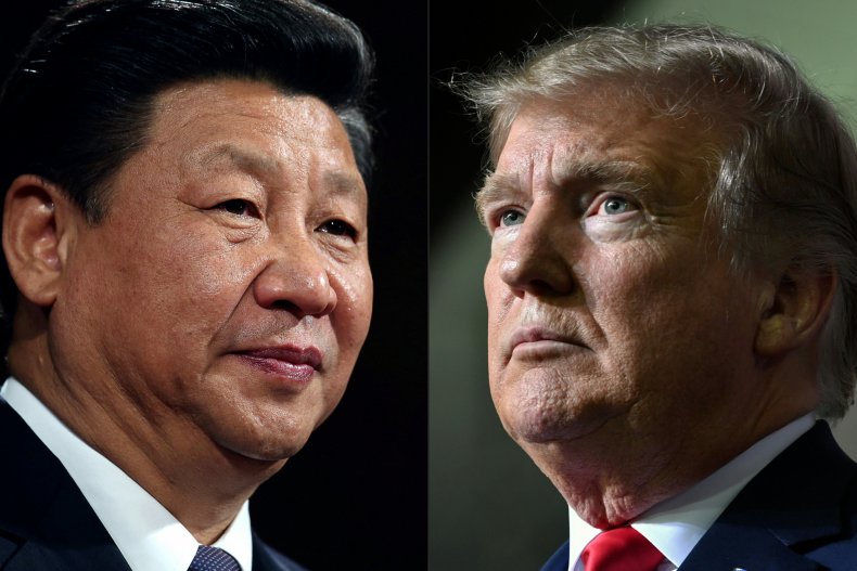 Xi Jinping and Donald Trump