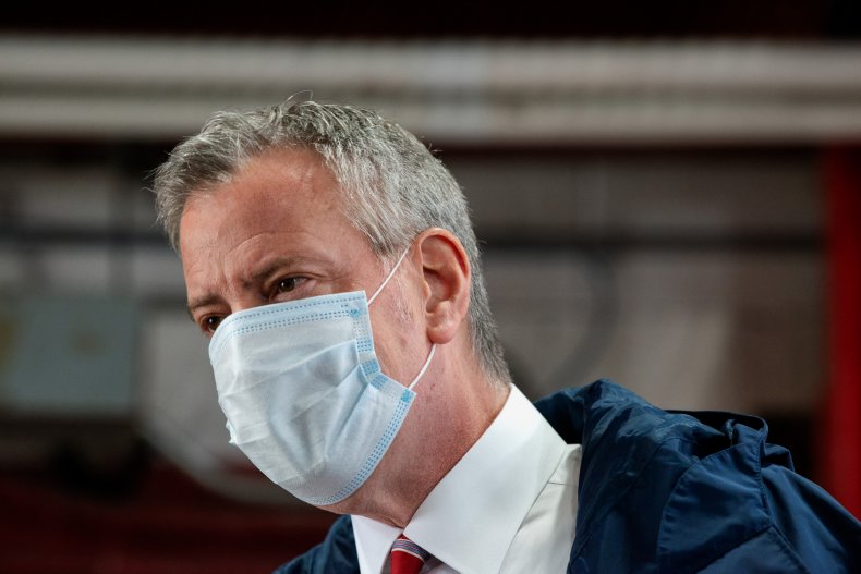 New York City Mayor Bill De Blasio