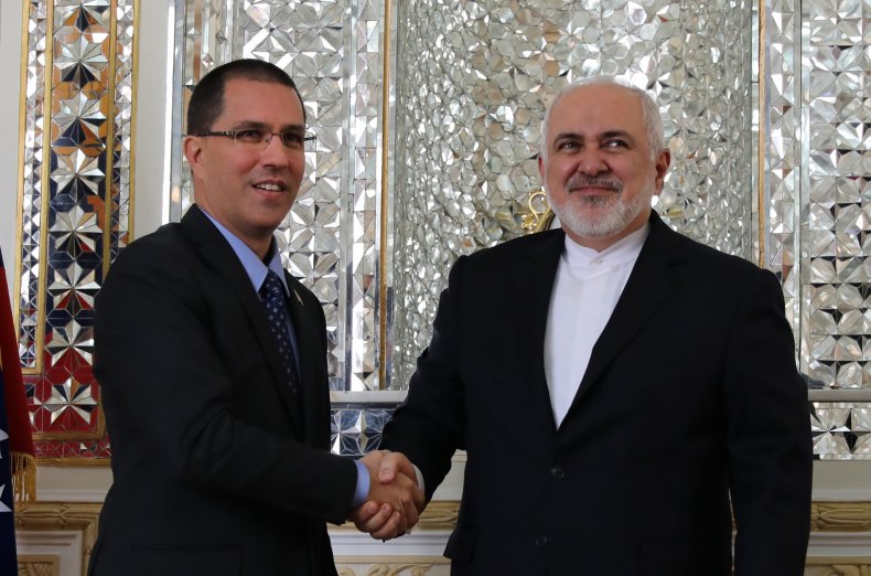 Venezuelan and Iranian foreign ministers