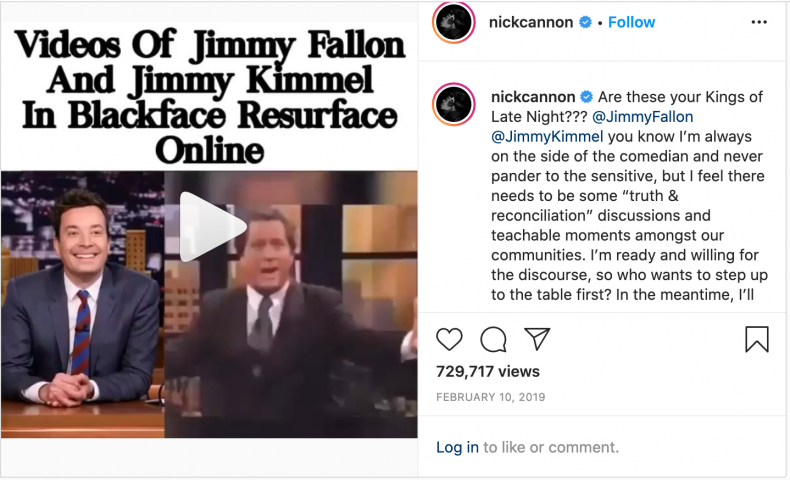 jimmy fallon blackface