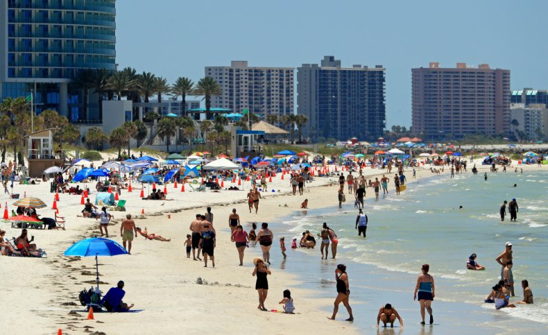 Clearwater Beach, Florida, May 2020