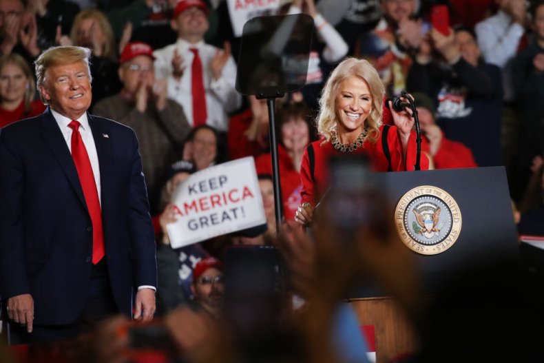 Donald Trump and Kellyanne Conway