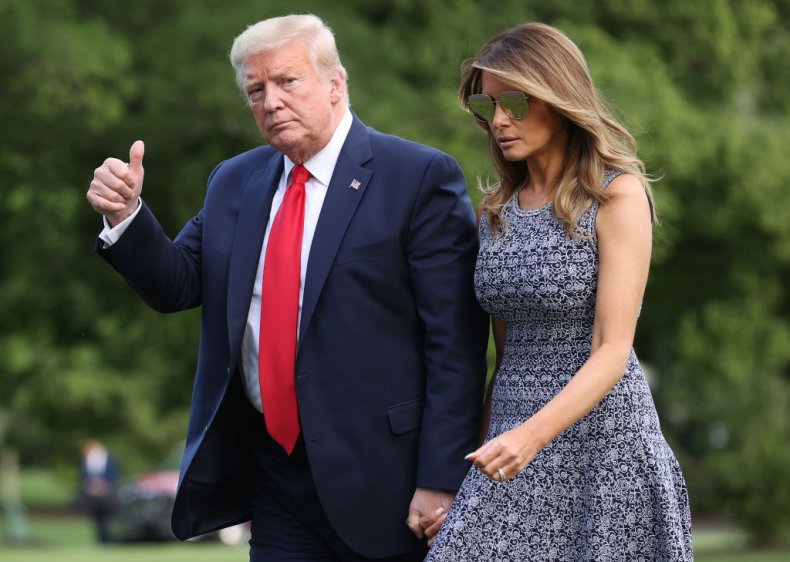Donald Trump and Melania Trump