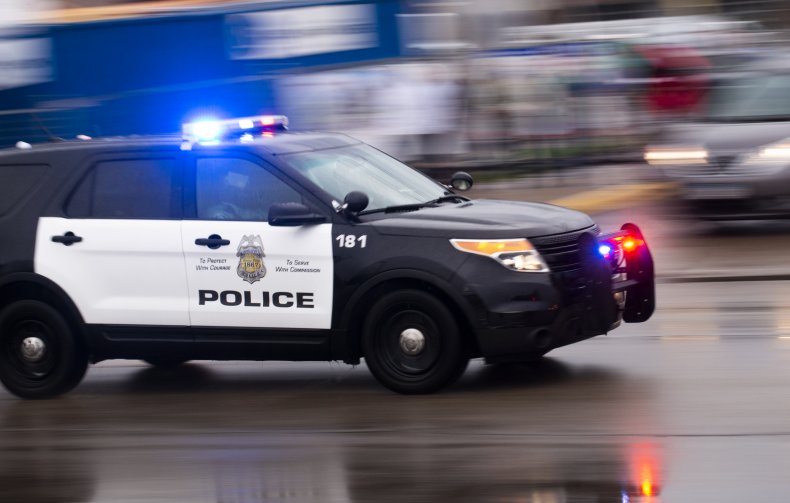 Police car in Minneapolis, Minnesota, May 2020