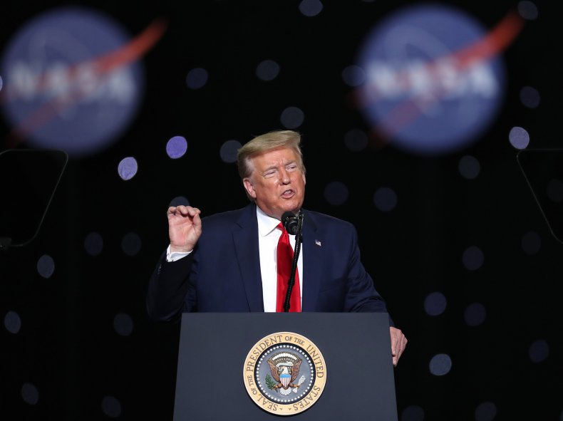 Donald Trump at NASA