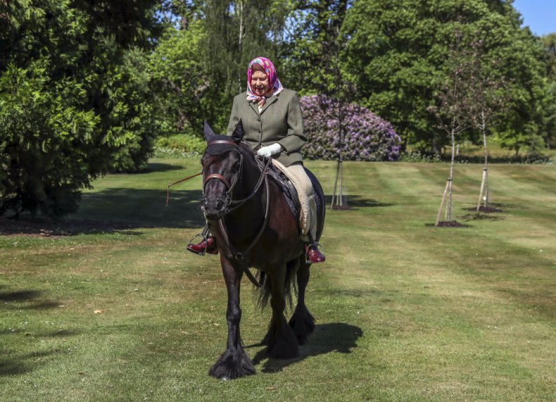 Queen Elizabeth II Horse Riding Amid Pandemic