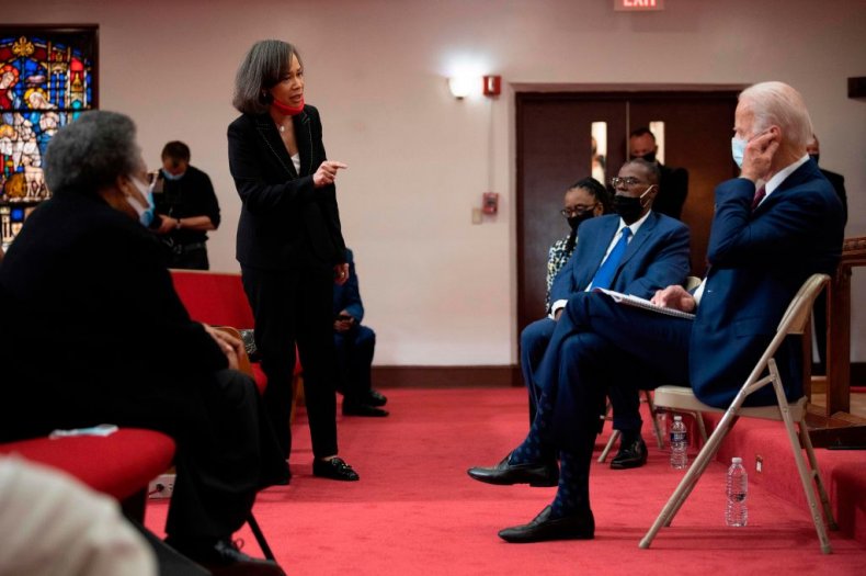 Joe Biden with black community leaders