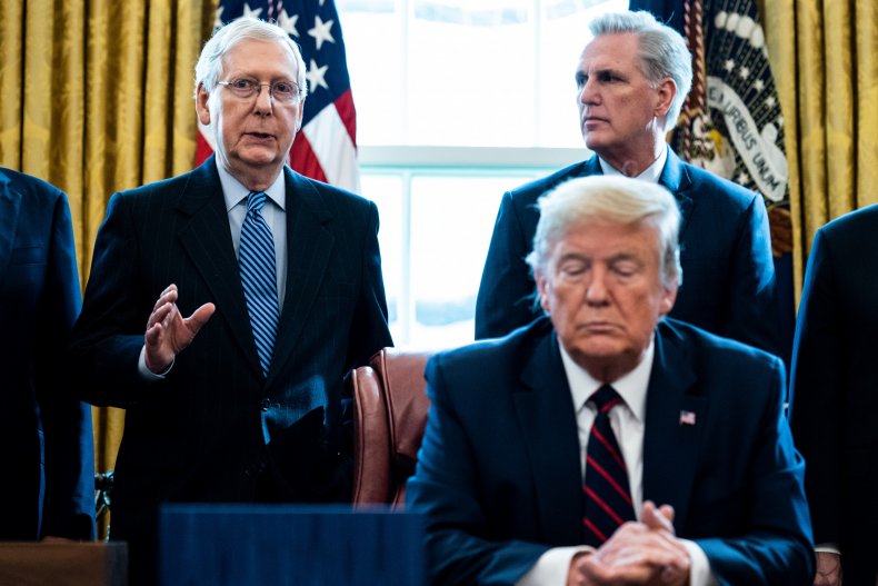 Mitch McConnell and Trump