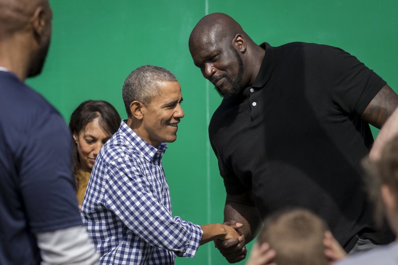 Barack Obama, Shaquille O'Neal