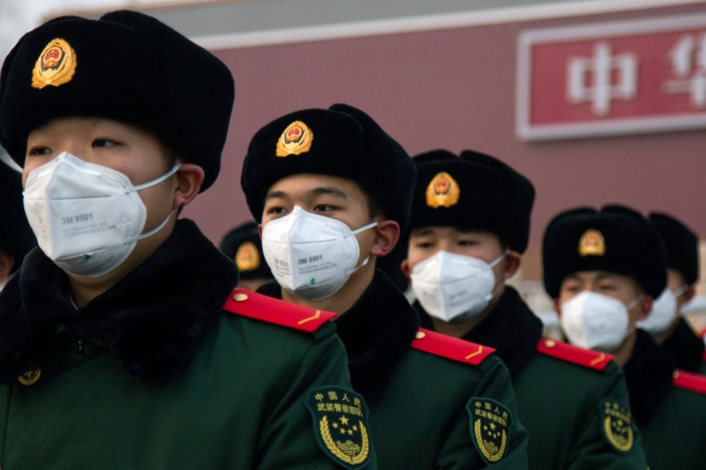 Chinese police officers