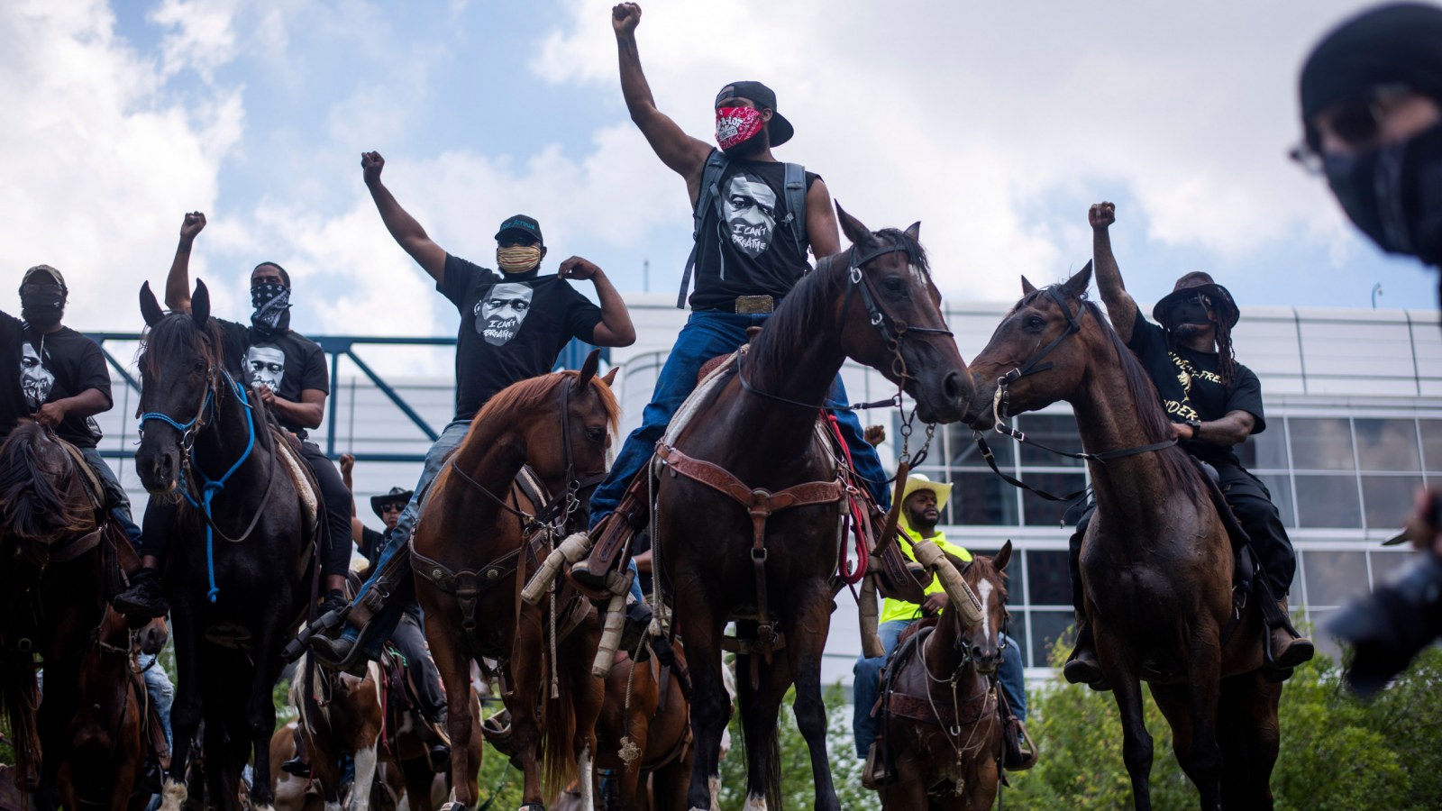 016044 Black People In Compton Riding Horses Emmanuel Add To A