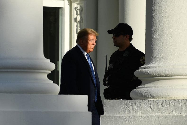Donald Trump at White House