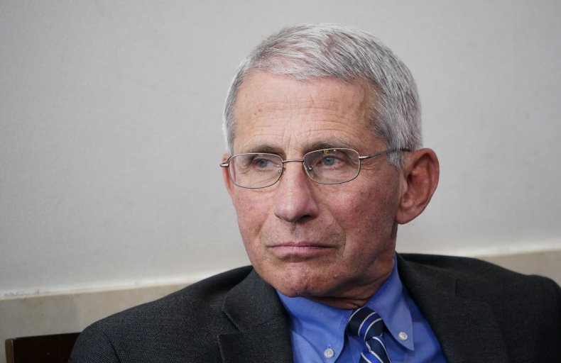 Dr. Fauci at White House April 2020