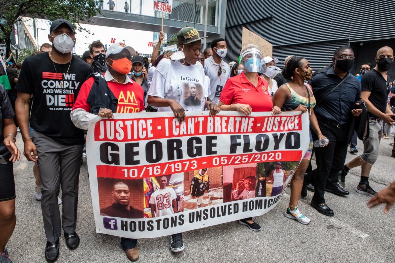 George Floyd protest in Houston