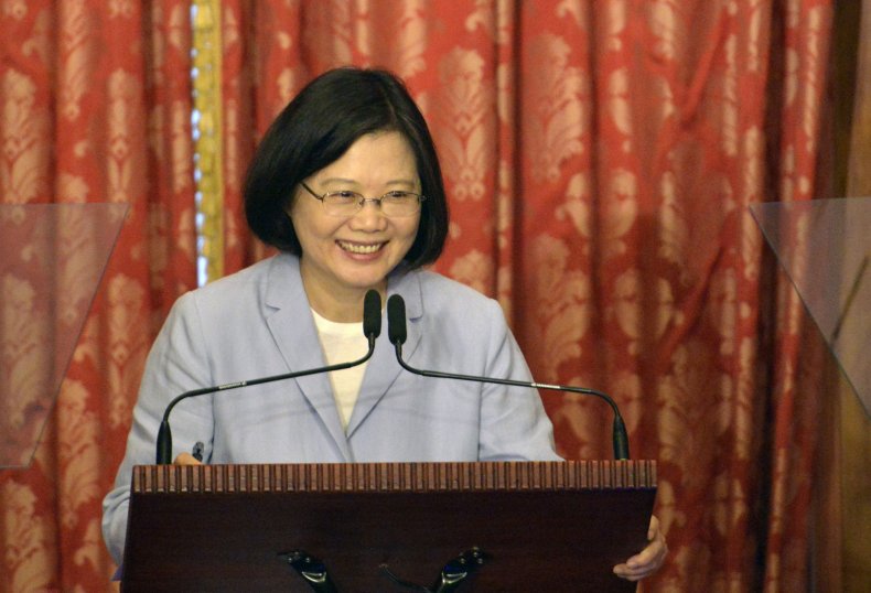 Taiwanese President Tsai Ing-wen