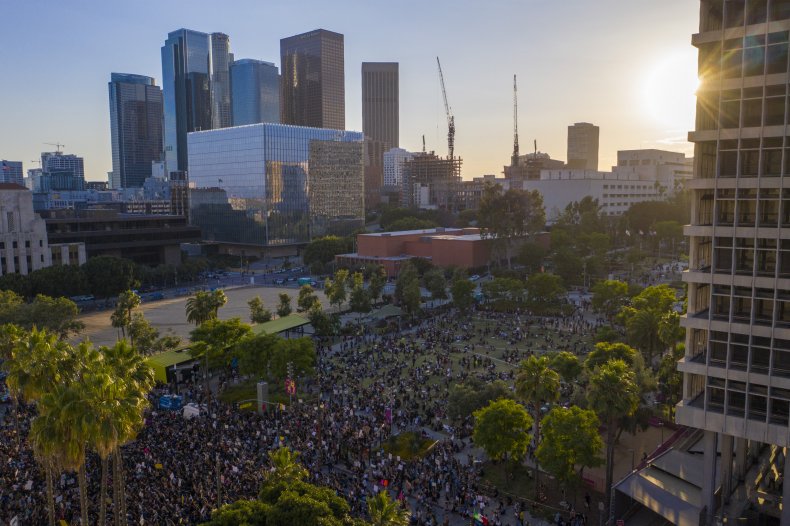 LA george floyd protest June 2020