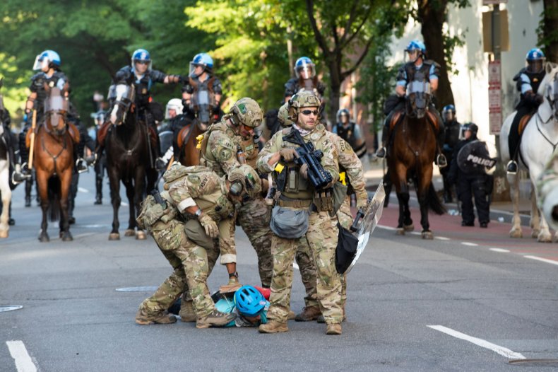 Protests near White House