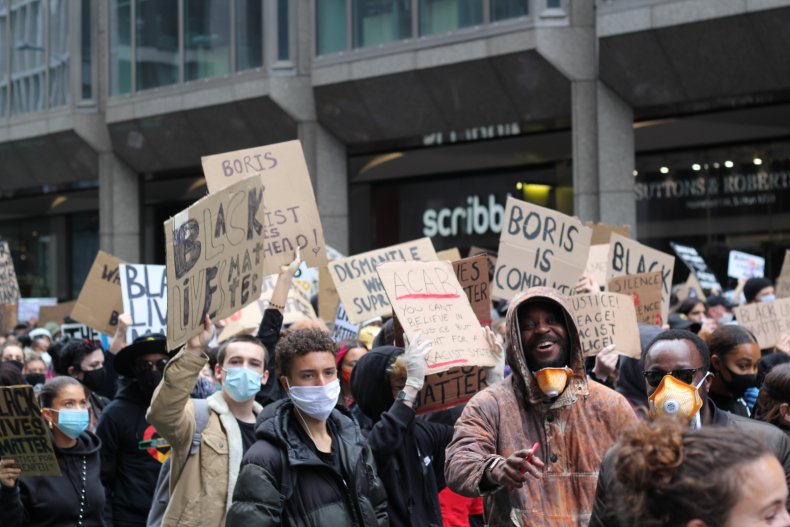 Black Lives Matter protesters in London